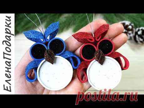 🦉 СОВА НА НОВЫЙ ГОД 🦉 🎄 НОВОГОДНИЕ ИГРУШКИ 🎄 РОЖДЕСТВО 🎄