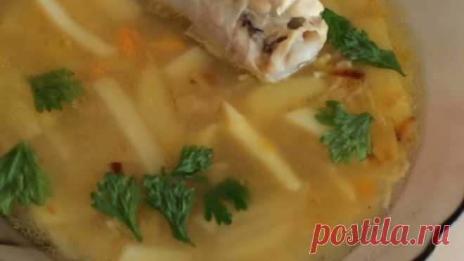 Куриный суп с секретом! Пальчики оближешь