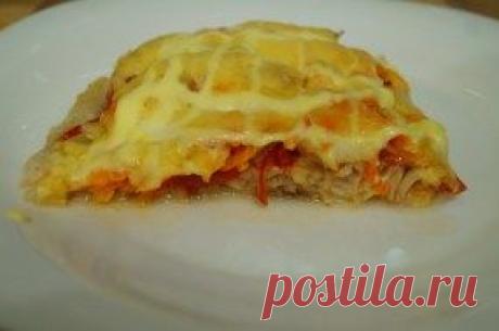 Рыба под овощами - Наша Кухня - Простые рецепты для всех