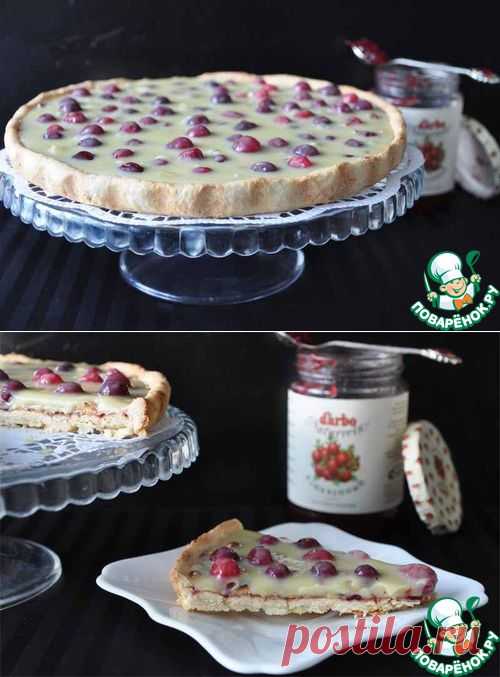 Клюквенный тарт с белым шоколадом - кулинарный рецепт