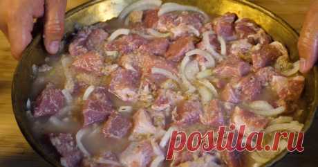 Сочное и нежное мясо, маринованное в хлебе Неожиданно вкусно!