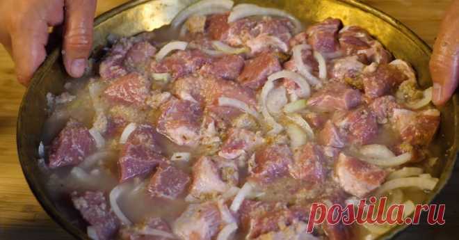 Сочное и нежное мясо, маринованное в хлебе Неожиданно вкусно!
