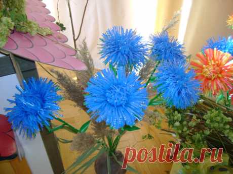 Поделки для сада из пластиковых стаканчиков