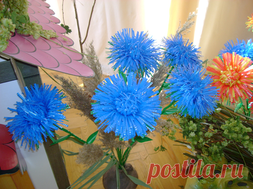 Поделки для сада из пластиковых стаканчиков