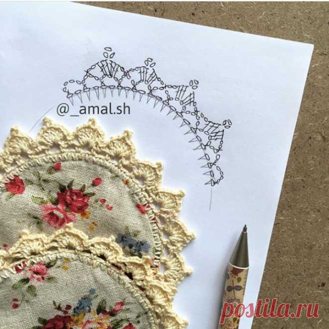 Схемы для вязания крючком отдельных фрагментов Конкурс 