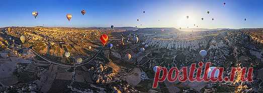 Каппадокия, Турция | Сферические aэропанорамы, фотографии и 3D туры самых интересных и красивых городов и уголков нашей планеты, 360° панорамы вокруг света | проект AirPano.ru