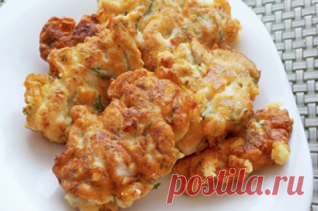 Куриные оладьи с сыром рецепт с фото