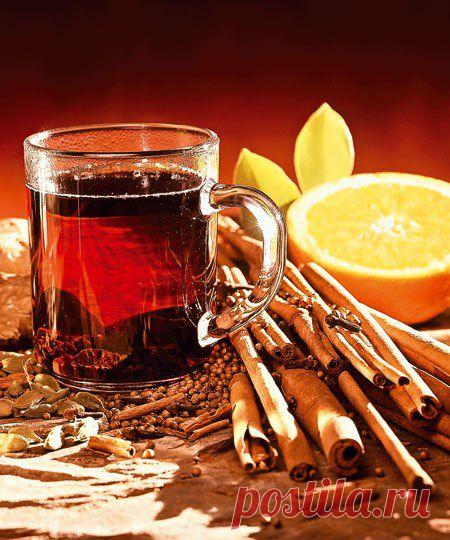 Глинтвейн с имбирем и изюмом