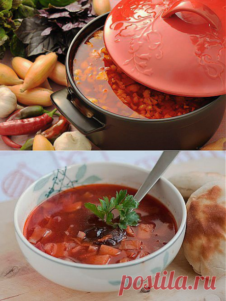 3 рецепта легкого и вкусного постного борща / Простые рецепты