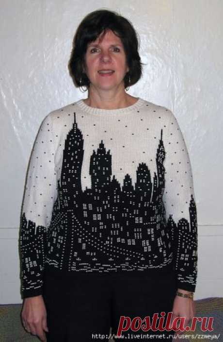 Пуловер CITYSCAPE от Marc Jacobs(VOGUEknitting)