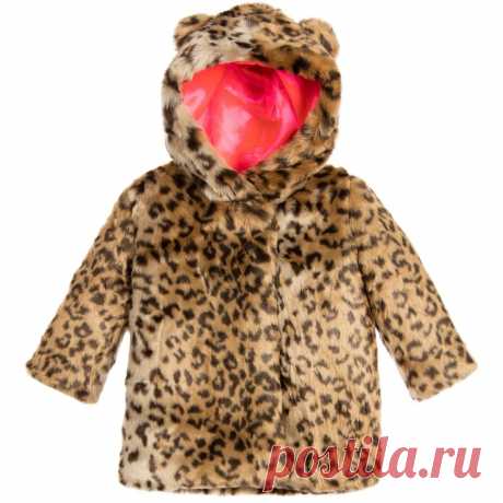Billieblush - Baby Girls Synthetic Leopard Fur Coat | Childrensalon