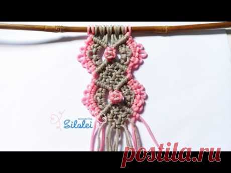 DIY: Macrame Tutorial - Tutorial Tali Kur - EASY MACRAME KNOT AND PATTERN - #basicmacrame #6 - YouTube