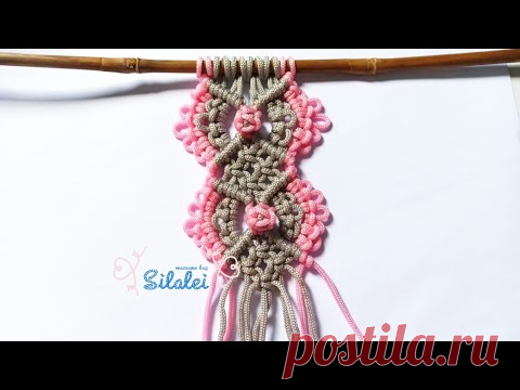 DIY: Macrame Tutorial - Tutorial Tali Kur - EASY MACRAME KNOT AND PATTERN - #basicmacrame #6 - YouTube