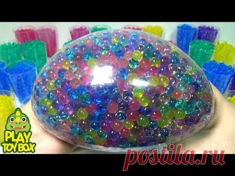 Water Color Balloons POP Clay Orbeez Toys Learn Colors