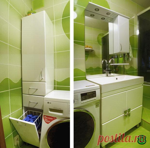 Ванная: сами уложили фигурную плитку