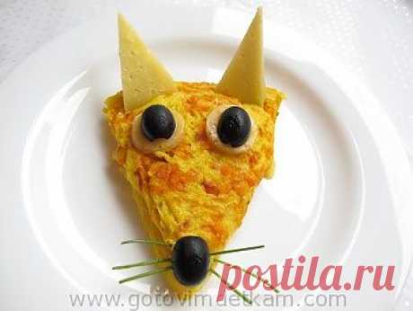 Омлет “Братец лис” - Детские рецепты