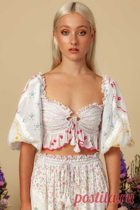 Aileen Hanky Crop - Magenta – fillyboo