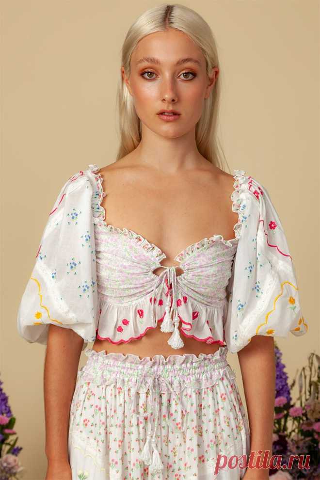 Aileen Hanky Crop - Magenta – fillyboo