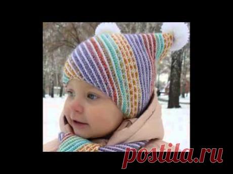 Вязание классных шапочек для детей