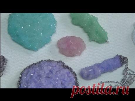 How To Grow Crystal DIY: Pendant, Ring, and Home Decor | Beanana711 - YouTube