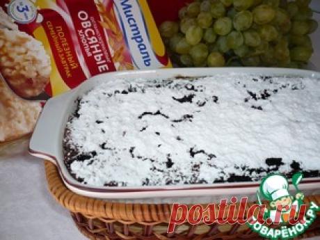 Овсяная запеканка с бананами и черникой - кулинарный рецепт