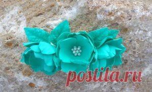 мои цветочки из фома