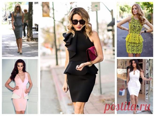 Одежда с баской: платья, юбки, жакеты — кому идет и как носить