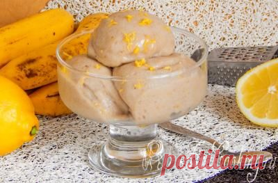 Банановое мороженое - рецепт с фото