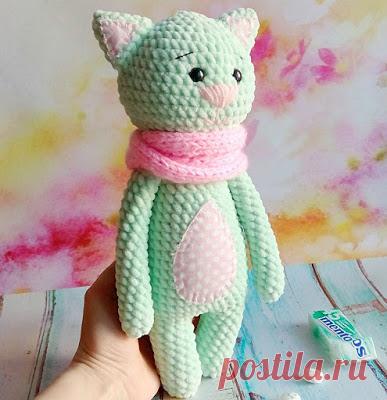 Кот Мякиш амигуруми