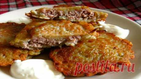 Драники с фаршем - ochenvkusno.com