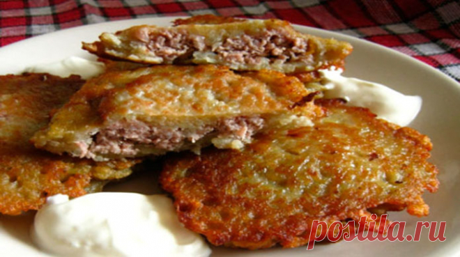 Драники с фаршем - ochenvkusno.com