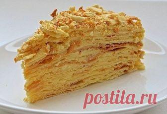 Торт «Наполеон» на сковороде Нет, наверное, необходимости утверждать, что «Наполеон» - один из вкуснейших тортов кулинарии!