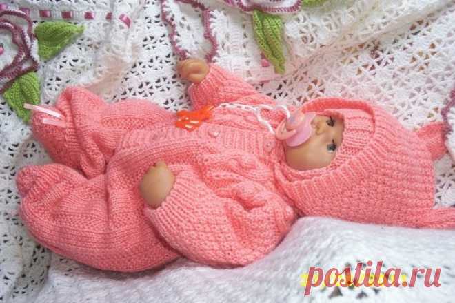 КОМБИНЕЗОН, ШАПОЧКА И КОНВЕРТИК