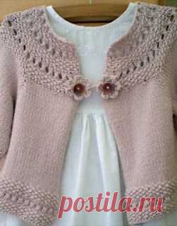 Share Knit and Crochet: Knitting cardigan for little girls