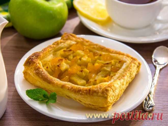Тарты с тыквой и яблоками