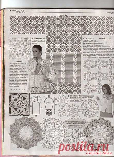 *Мне так понравился лен! - Все в ажуре... (вязание крючком) - Страна Мам