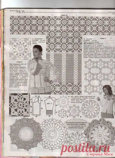 *Мне так понравился лен! - Все в ажуре... (вязание крючком) - Страна Мам