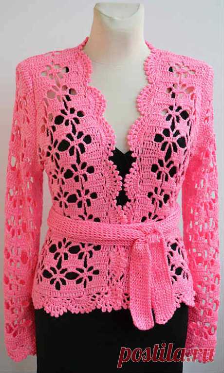 Pink crochet jacket - CRAFTS LOVED Hello friends and followers, I hope you are well in this quarantine and very excited and ready to start an amazing crochet jacket, the pattern we are going to make today is sensational, I am sure you will love this work of art. This crochet pattern is very beautiful and with a simple and very […]