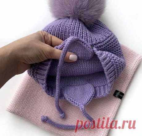 Про ушки в шапке от автора @knit.withlove_nsk

——
Если в шапке будет подклад, я всегда вяжу её на размер больше
Здесь петли я поднимала от начала основного узора, всего 80 п, ровно столько же, сколько набирала на шапку
Вяжу подклад в 1 нить на спицах номер 4 мм, а шапочку в 2 нити на номере 5 мм
Провязав нужную высоту, я уже вижу наглядно, я приступаю к убавкам, делю петли на 4 равные части, перехожу на чулочные спицы и делаю макушку как у обычной бини
Убавки делаю через р...