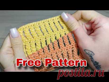 VERY EASY Crochet Pattern for Beginners! 🧶 Crochet Stitch for Baby Blanket, Bag & Scarf