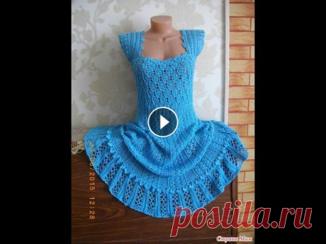 Платье крючком (по мотивам &quot;Антония&quot; Ванессы Монторо)  // Knit crochet dress Платье крючком (по мотивам &quot;Антония&quot; Ванессы Монторо) // Knit crochet dress...