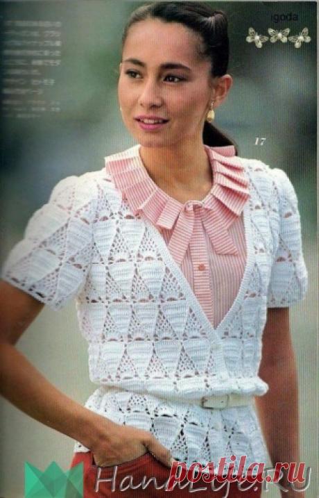 Кофточка крючком / Вязание крючком