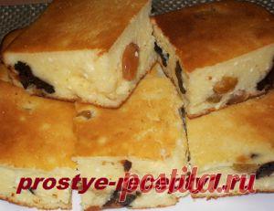 Творожный пирог с манкой | Простые рецепты