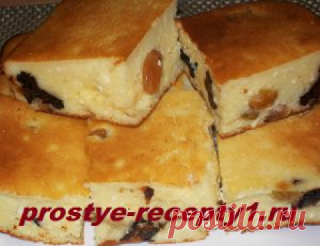 Творожный пирог с манкой | Простые рецепты