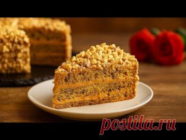 Польский ореховый пирог по простому рецепту, по вкусу напоминающий выпечку из кондитерской!