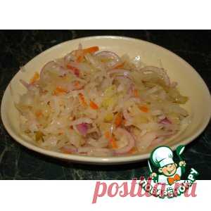 Квашеная капуста без уксуса - кулинарный рецепт