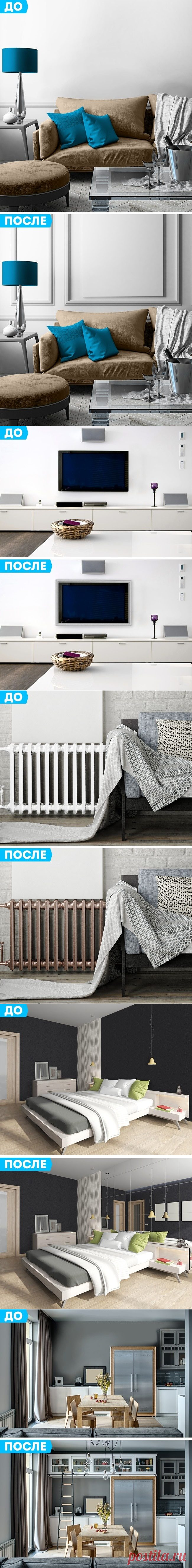 Простые способы сделать дом источником комфорта без серьезных финансовых вложений / Я - суперпупер