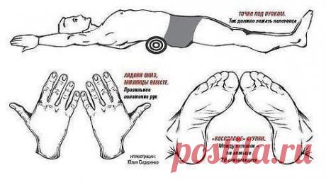 Упражнение от отвислого живота .