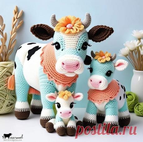 Я сделала эти детали крючком