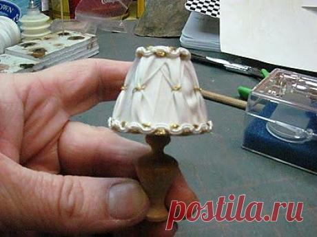Кукольная лампа своими руками..